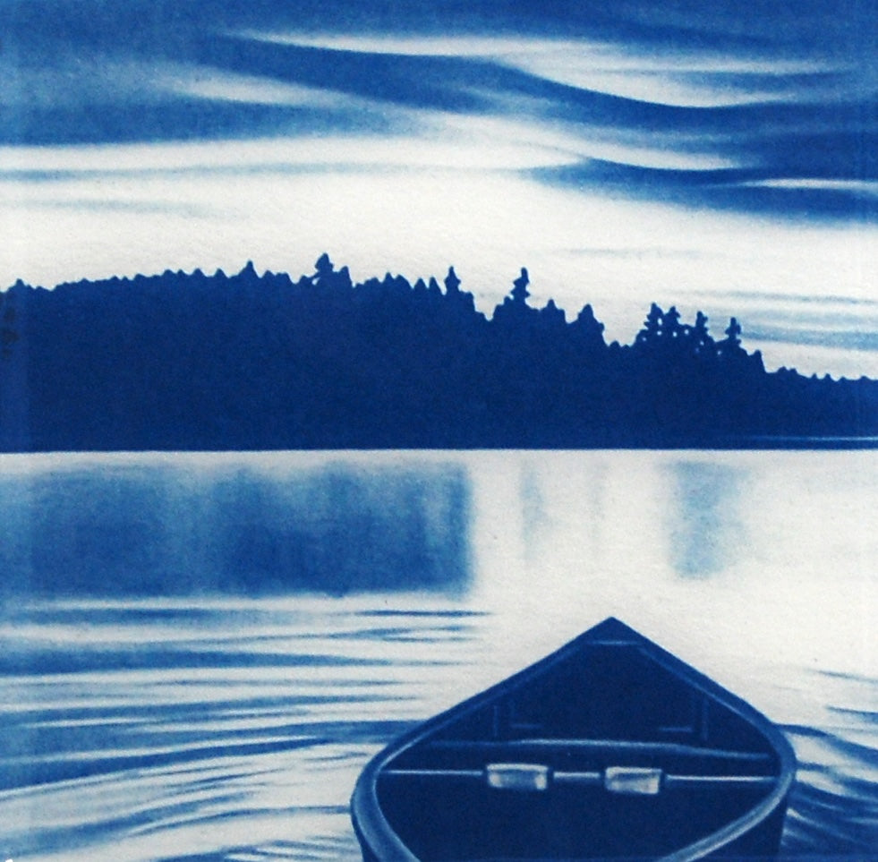 Resined Cyanotype Reminiscing