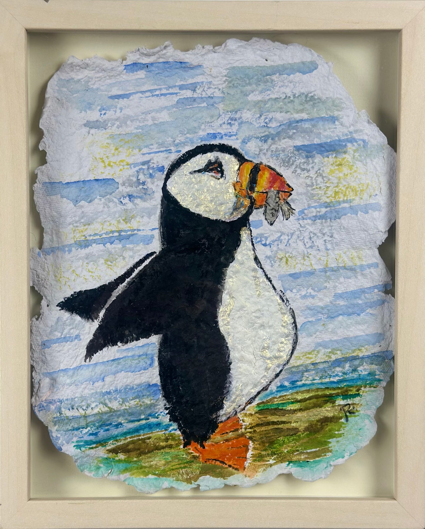 Out for a Puff - watercolour