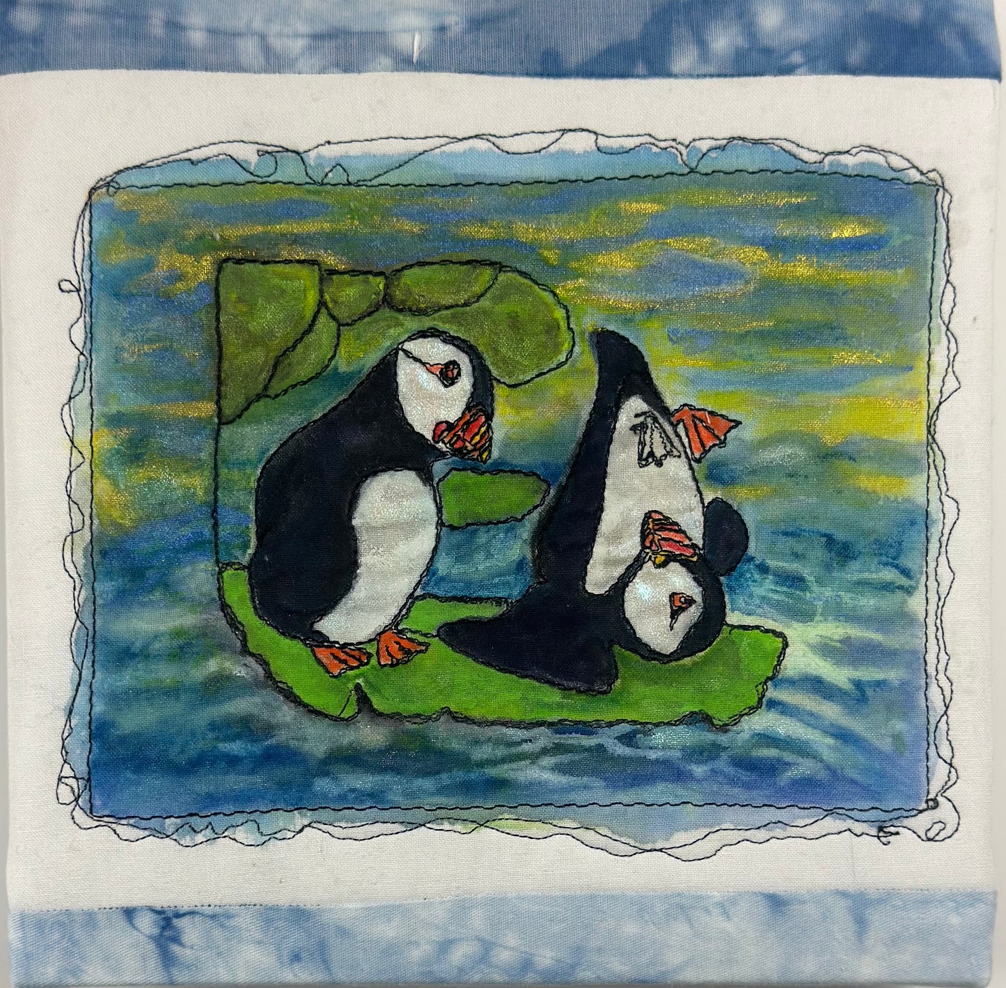 Puffin Around - Embroidered