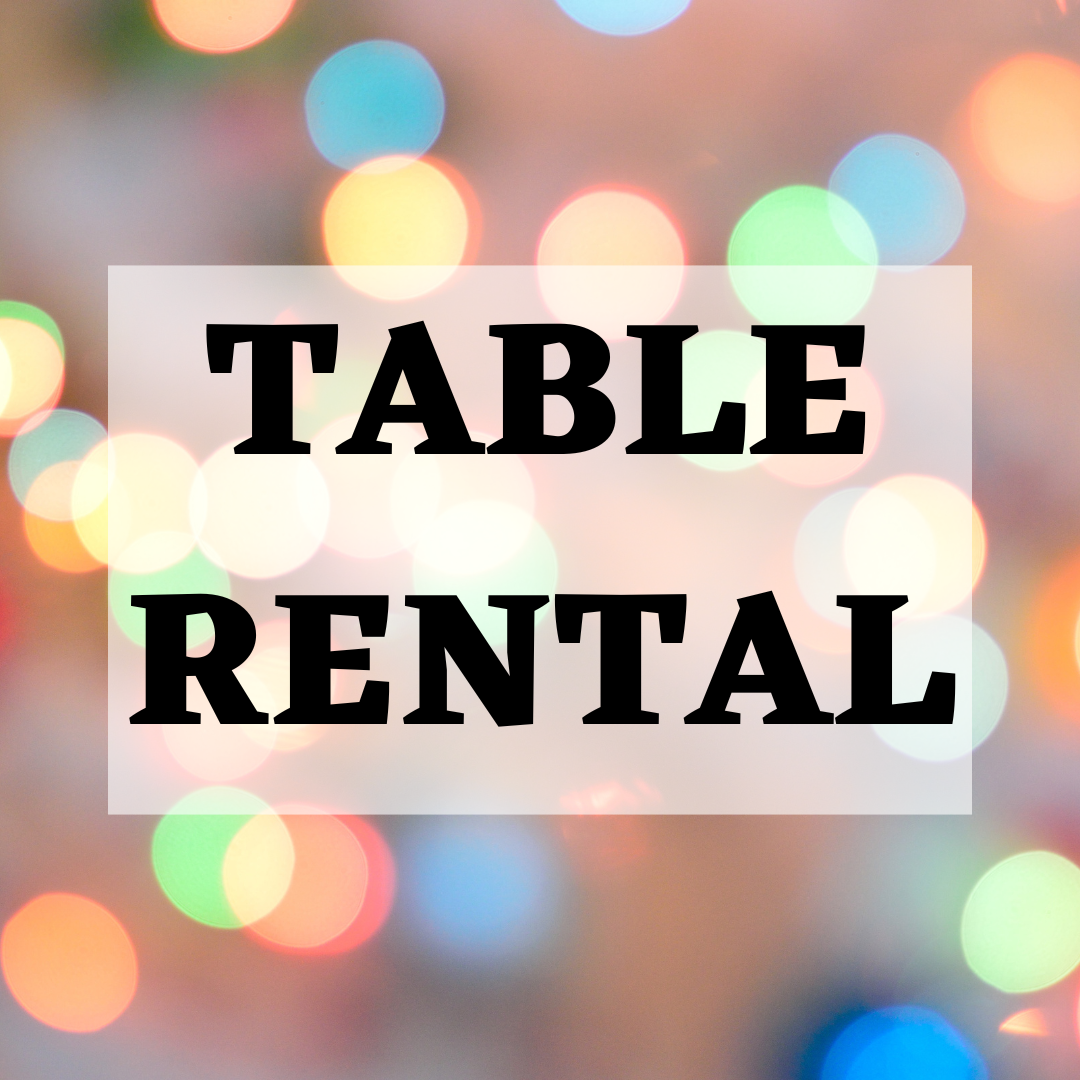 Table Rentals | 2025 Kingston Holiday Market