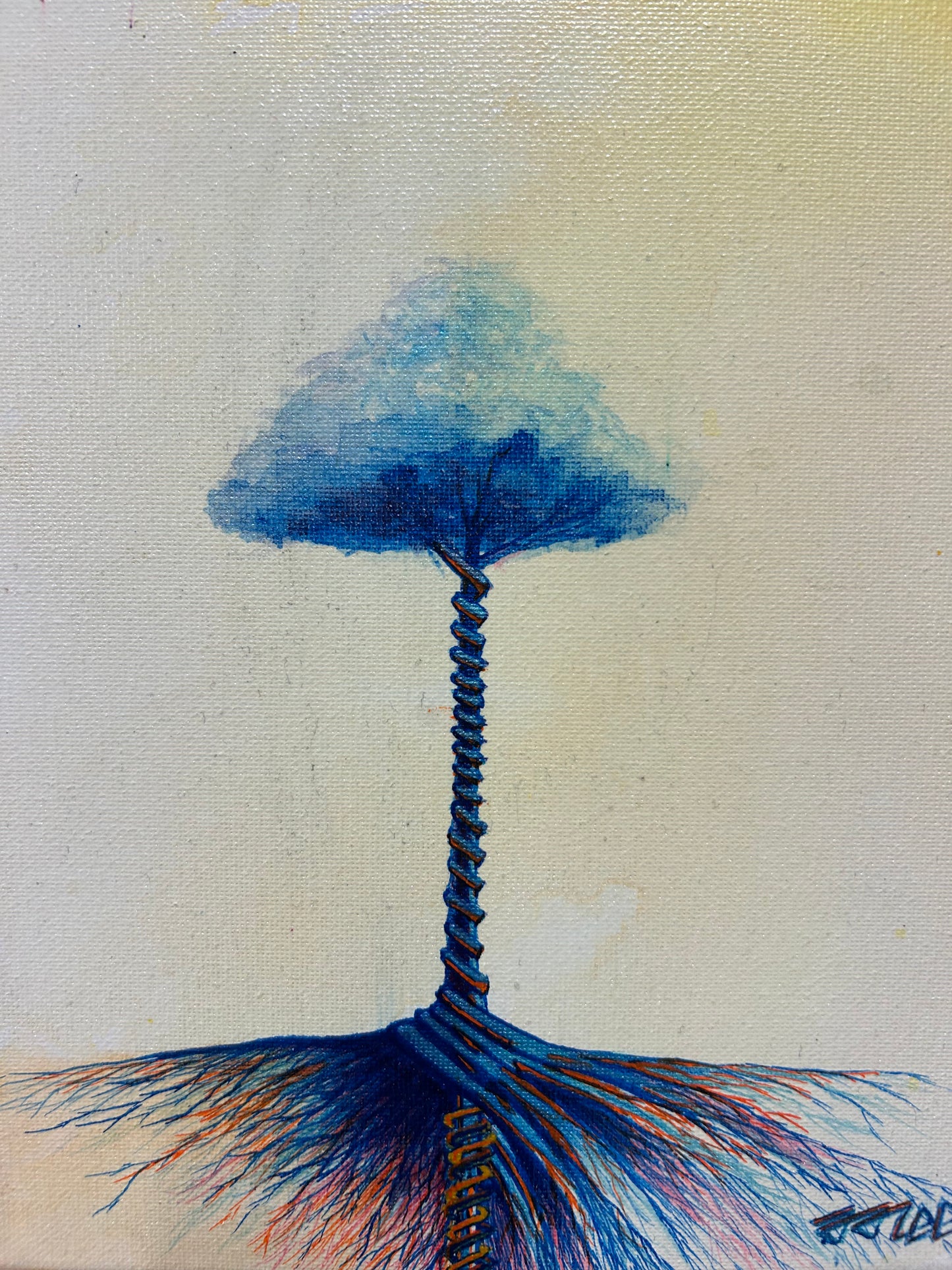 Light Blue Tree