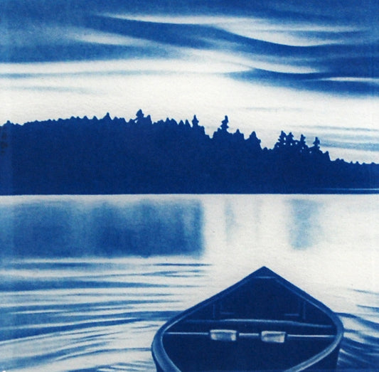 Resined Cyanotype Reminiscing