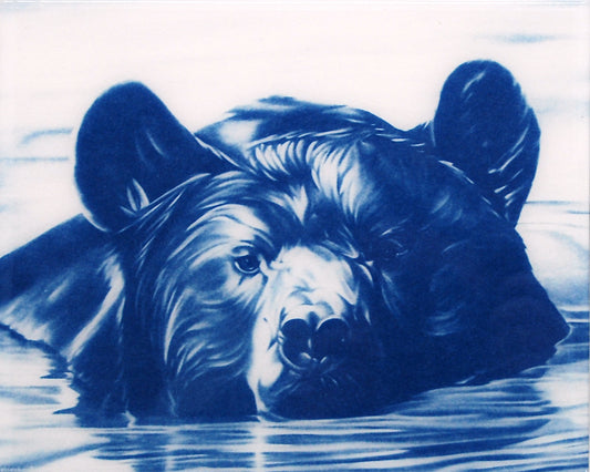 Resined Cyanotype The Strong Silent Top