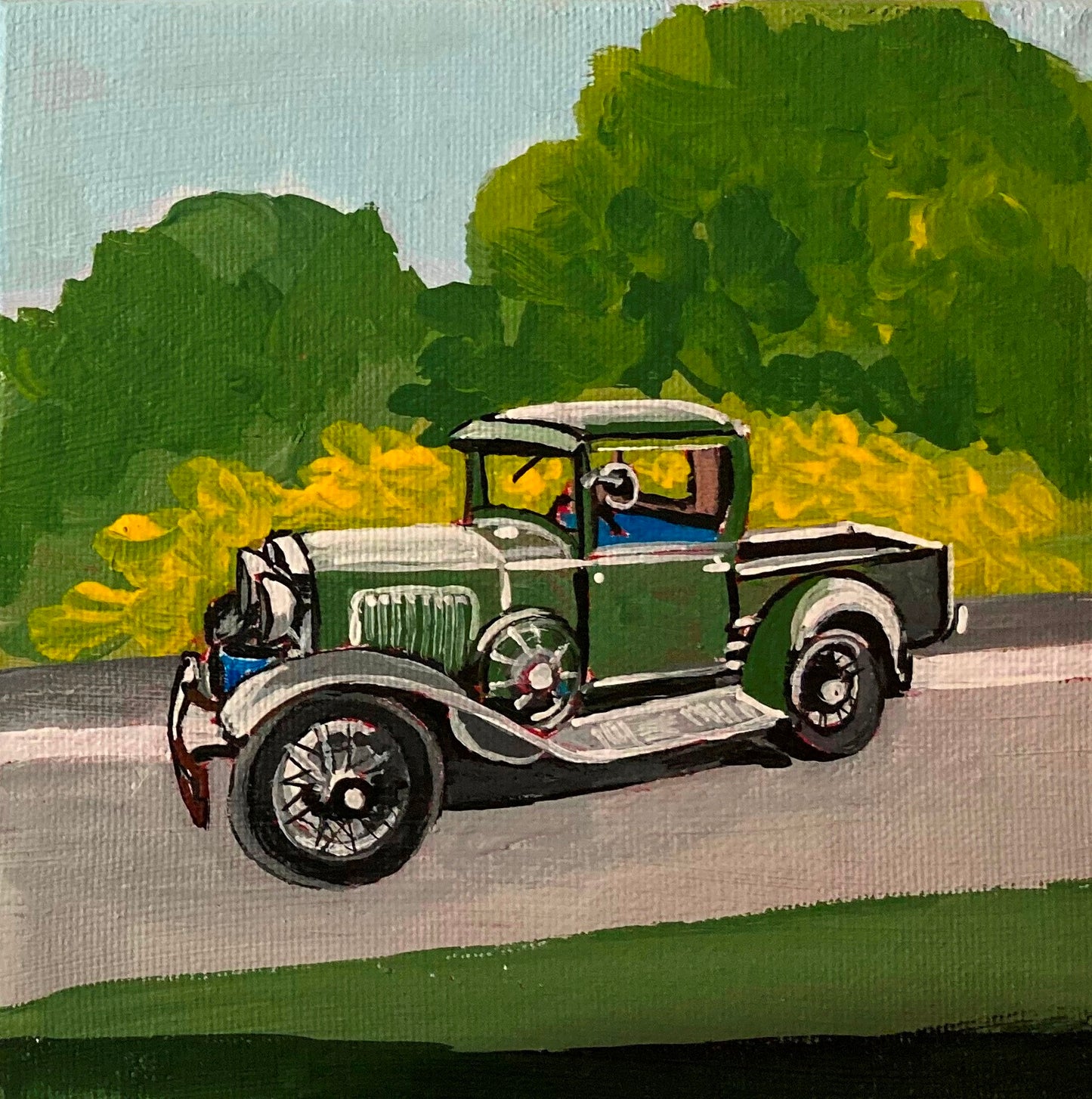 Happy Old Lady Truck