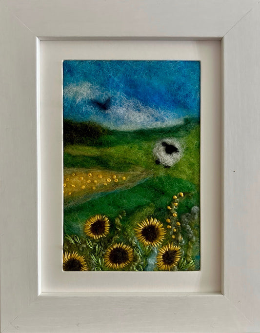 Pasture with Sunflowers