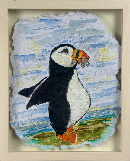 Out for a Puff - watercolour