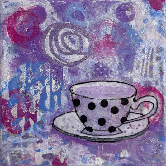 Polka Dots on Porcelain