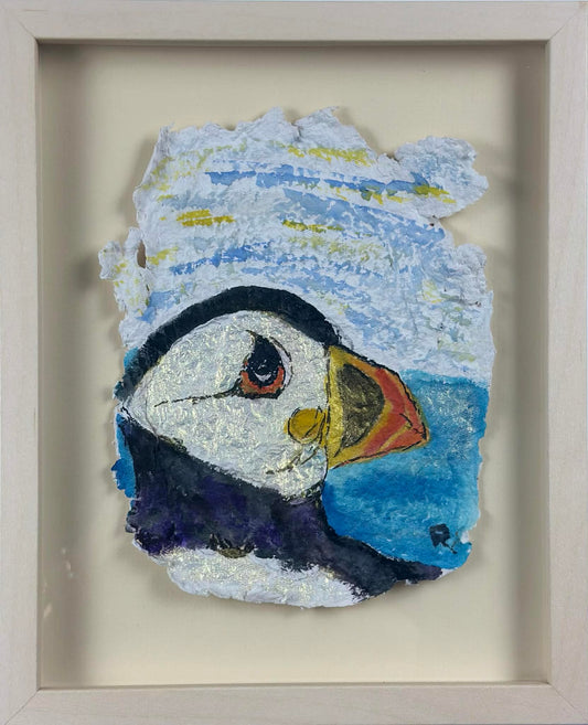 Puffin Portrait-Watercolour